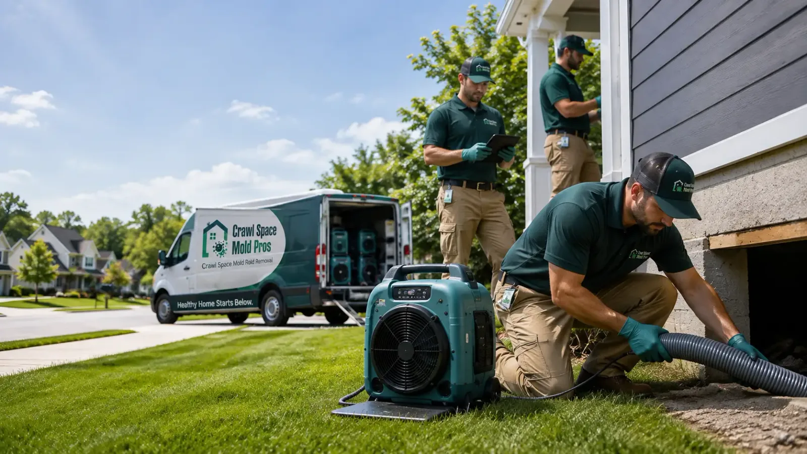 Crawl Space Mold Removal in Midland, MD